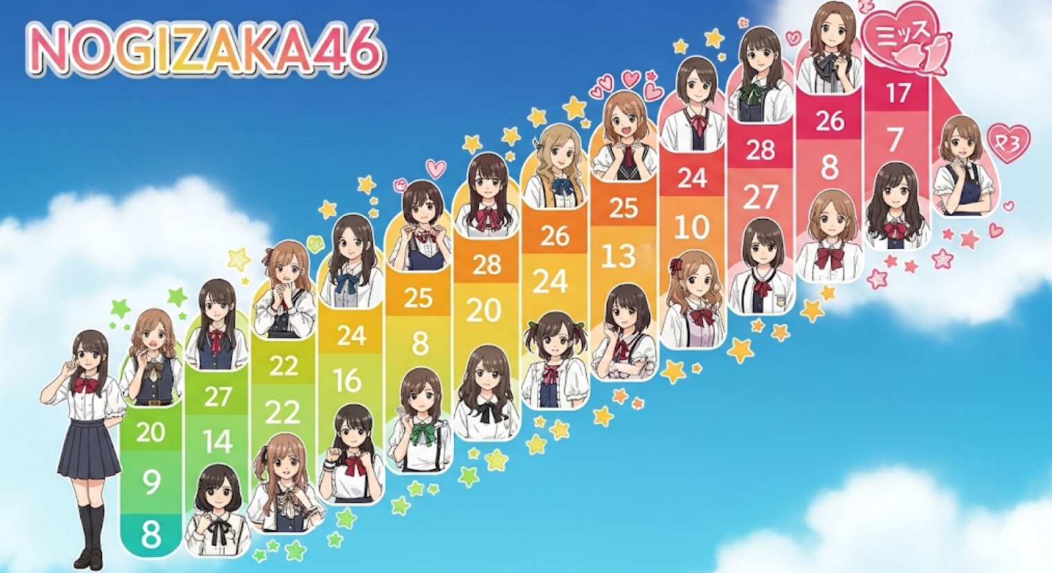 乃木坂46人気ランキングを徹底解説！